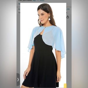 I have 6 baby blue capes new @ $5 each